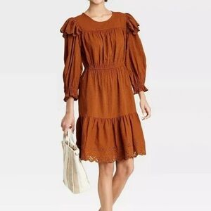 Universal Thread brown peasant dress